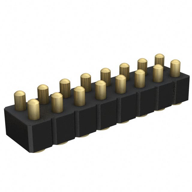813-22-016-30-002101 CONN SPRING PISTON 16POS SMD