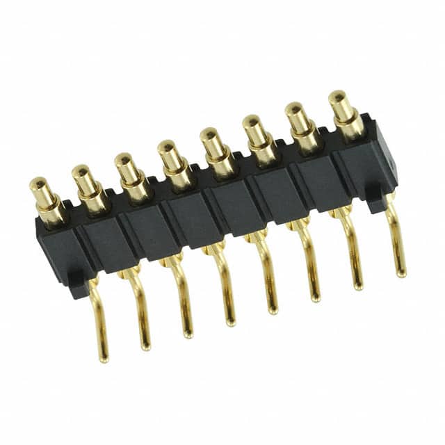 829-22-008-20-001101 CONN SPRING PISTON 8POS R/A PCB