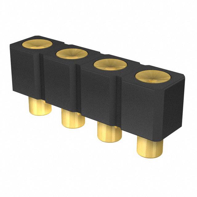 319-10-104-30-008000 CONN SPRING TARGET 4POS SMD