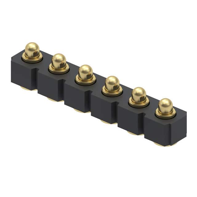 811-22-006-30-000101 CONN SPRING PISTON 6POS SMD