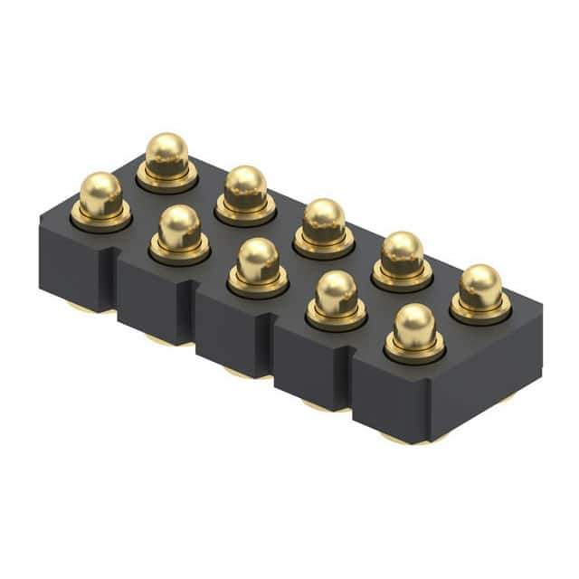813-22-010-30-000101 CONN SPRING PISTON 10POS SMD