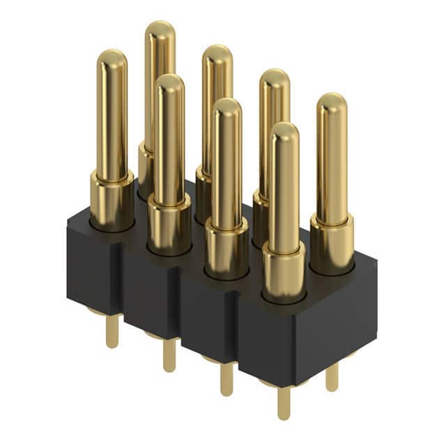 818-22-008-10-007101 CONN SPRING PISTON 8POS PCB