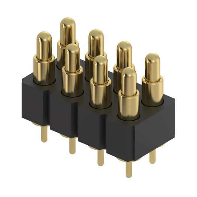 818-22-008-10-001101 CONN SPRING PISTON 8POS PCB
