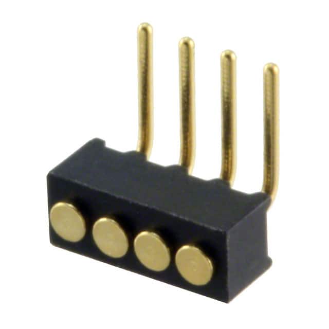 856-10-004-20-001000 CONN SPRING TARGET 4POS R/A PCB