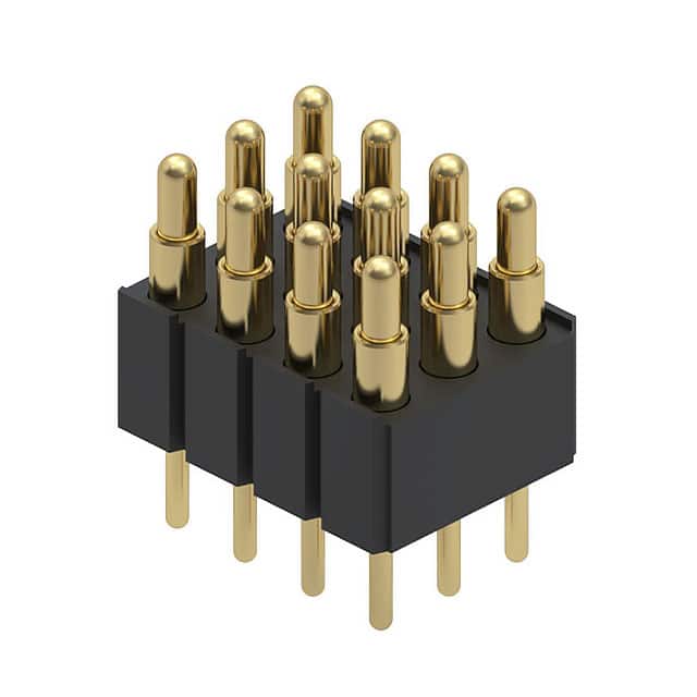 804-22-012-10-004101 CONN SPRING PISTON 12POS PCB