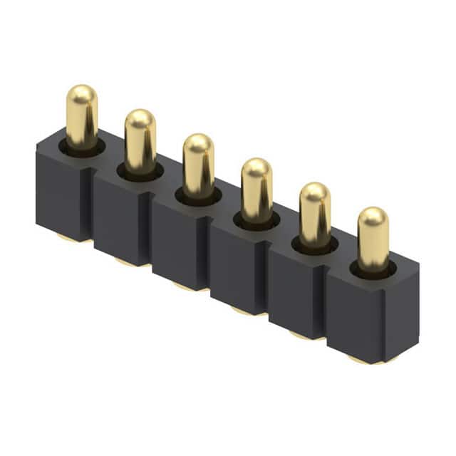 811-22-006-30-003101 CONN SPRING PISTON 6POS SMD