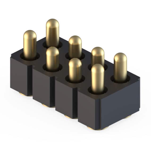 813-22-008-30-022101 FMLB SPRING-LOADED CONN, SMT DOU