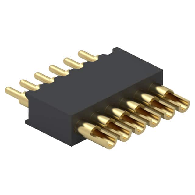 854-22-006-10-003101 CONN SPRING PISTON 6POS SLD PCB