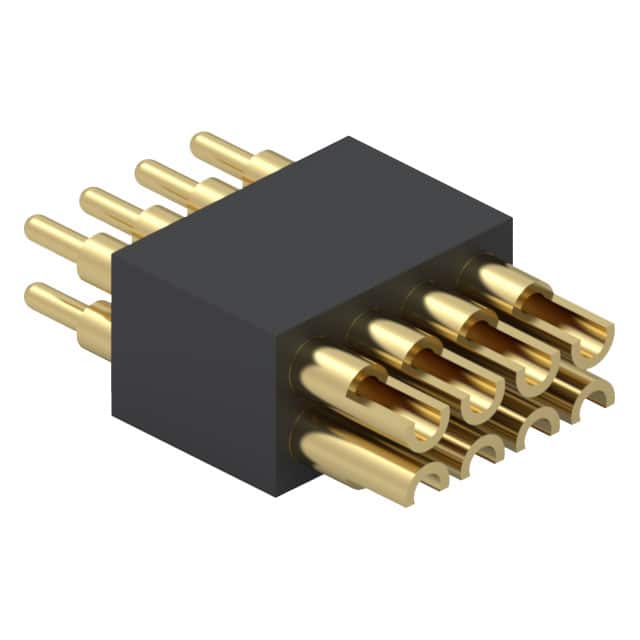 855-22-008-10-003101 CONN SPRING PISTON 8POS SLD PCB