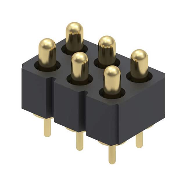 823-22-006-10-002101 CONN SPRING PISTON 6POS PCB