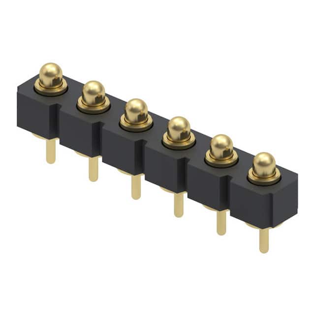 821-22-006-10-000101 CONN SPRING PISTON 6POS PCB