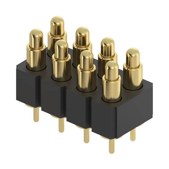 818-22-008-10-000101 CONN SPRING PISTON 8POS PCB