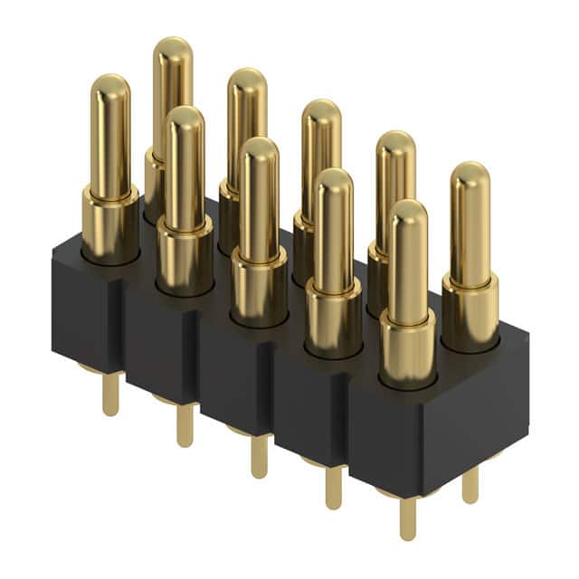 818-22-010-10-004101 CONN SPRING PISTON 10POS PCB