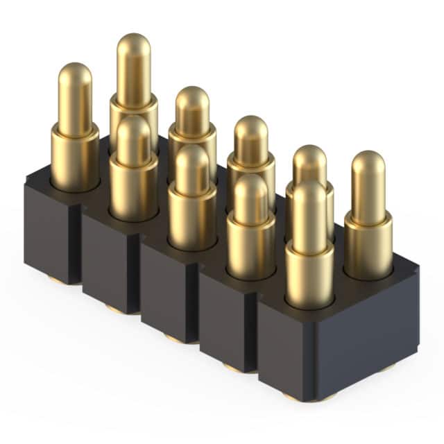 814-22-010-30-030101 FMLB SPRING-LOADED CONN, SMT DOU