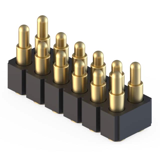 814-22-012-30-030101 FMLB SPRING-LOADED CONN, SMT DOU