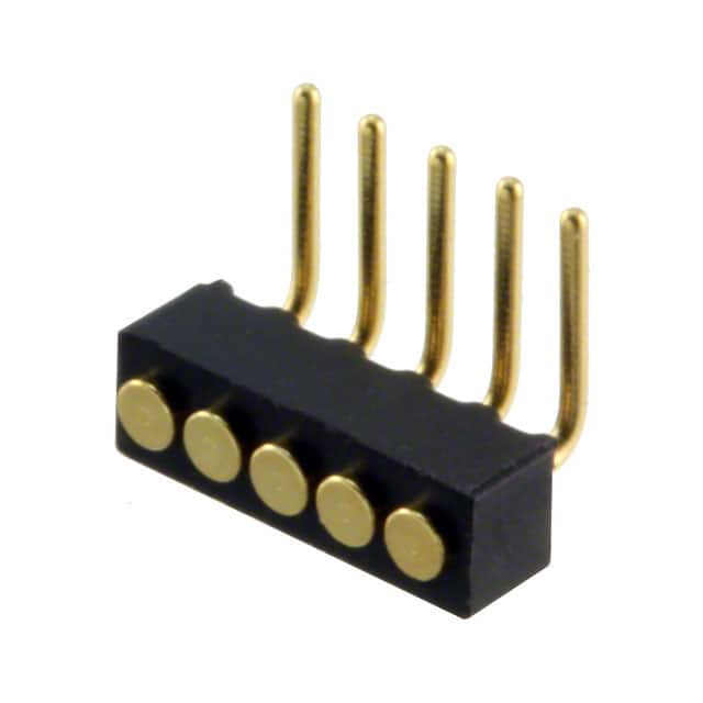 856-10-005-20-001000 CONN SPRING TARGET 5POS R/A PCB