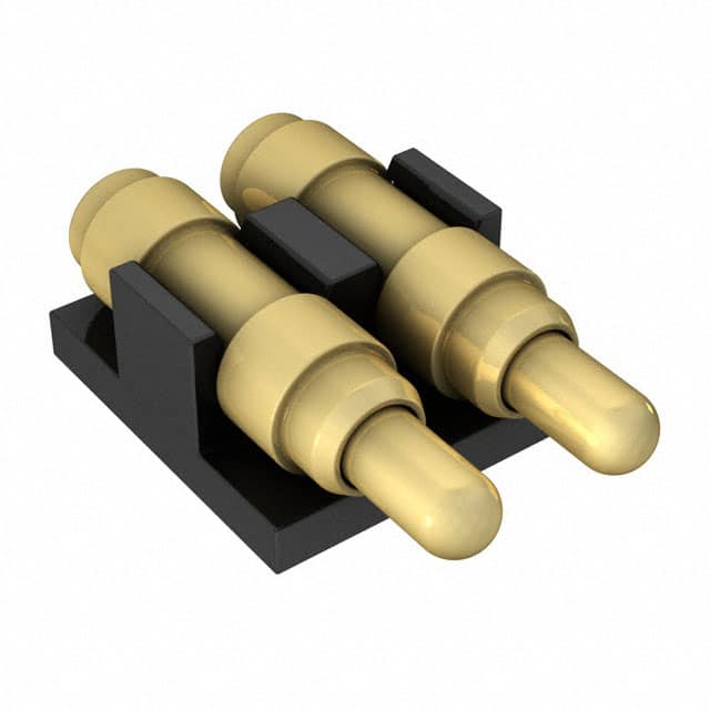 8PM-11-0002-02-260191 CONN SPRING PISTON 2POS R/A SMD