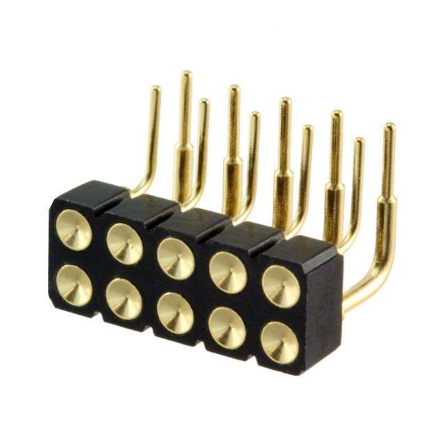 499-10-210-10-007000 CONN SPRING TARGET 10POS R/A PCB