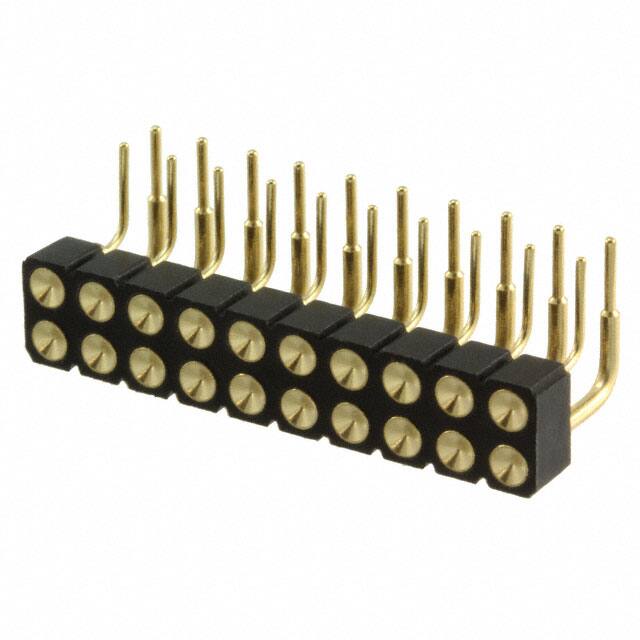 499-10-220-10-007000 CONN SPRING TARGET 20POS R/A PCB