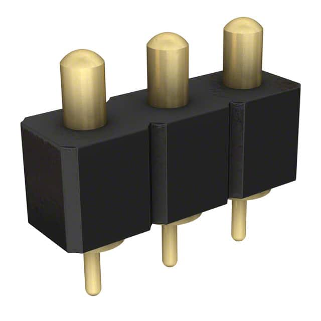 821-22-003-10-002101 CONN SPRING PISTON 3POS PCB
