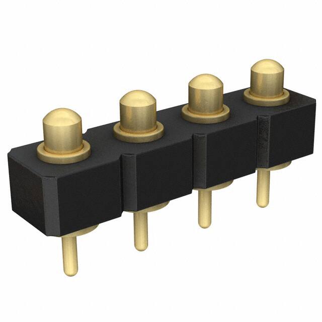 821-22-004-10-000101 CONN SPRING PISTON 4POS PCB