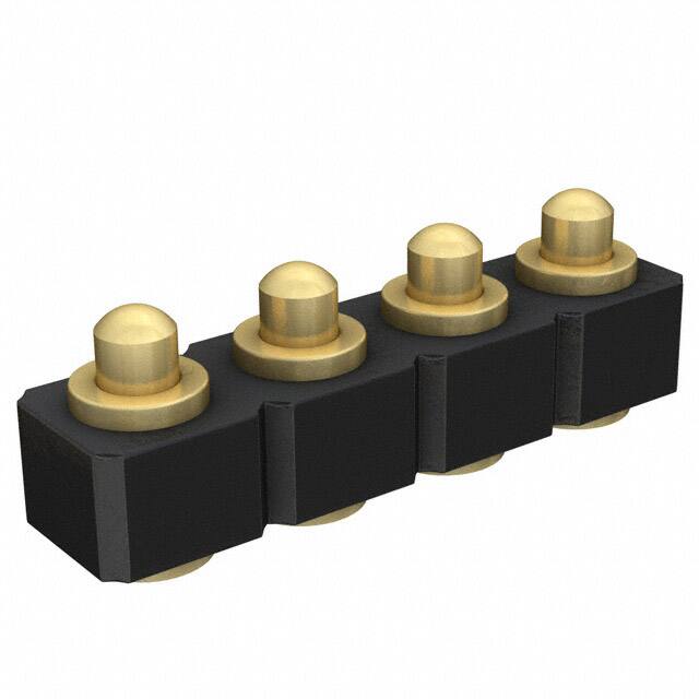 811-22-004-30-000101 CONN SPRING PISTON 4POS SMD
