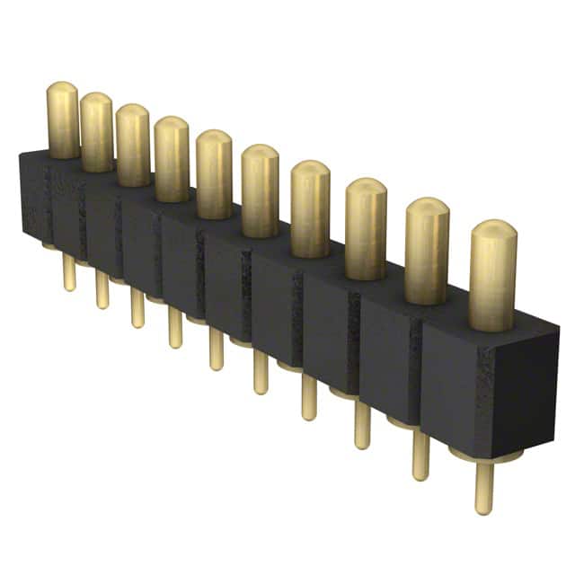 821-22-010-10-004101 CONN SPRING PISTON 10POS PCB
