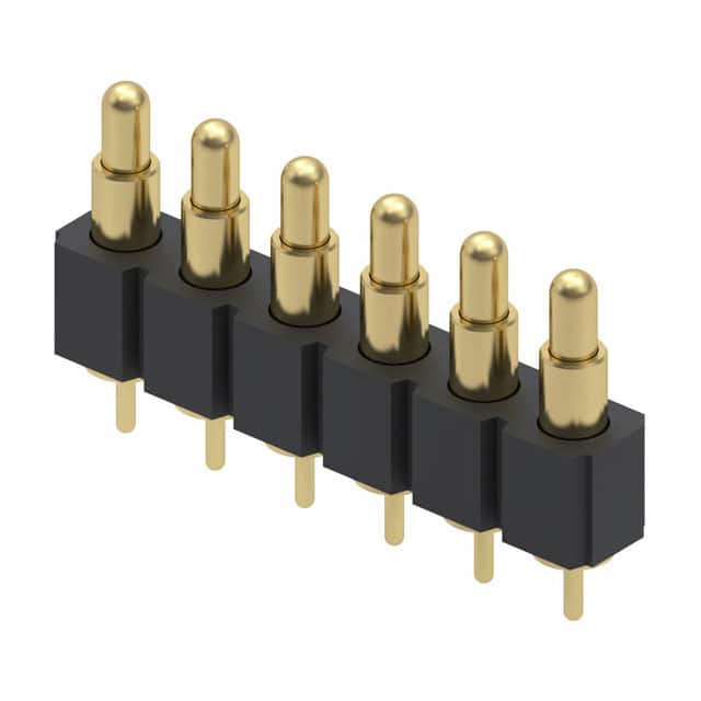 816-22-006-10-001101 CONN SPRING PISTON 6POS PCB