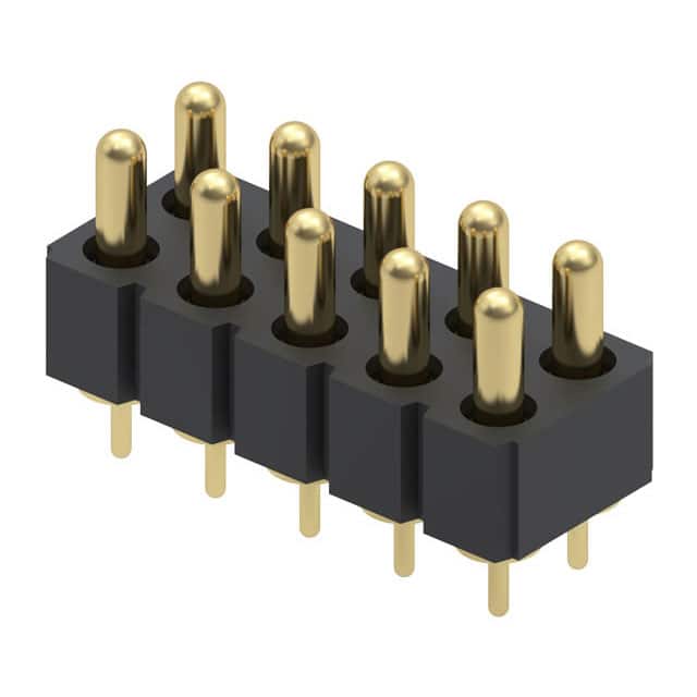 823-22-010-10-004101 CONN SPRING PISTON 10POS PCB