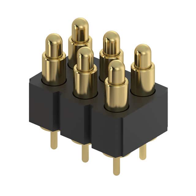 818-22-006-10-000101 CONN SPRING PISTON 6POS PCB