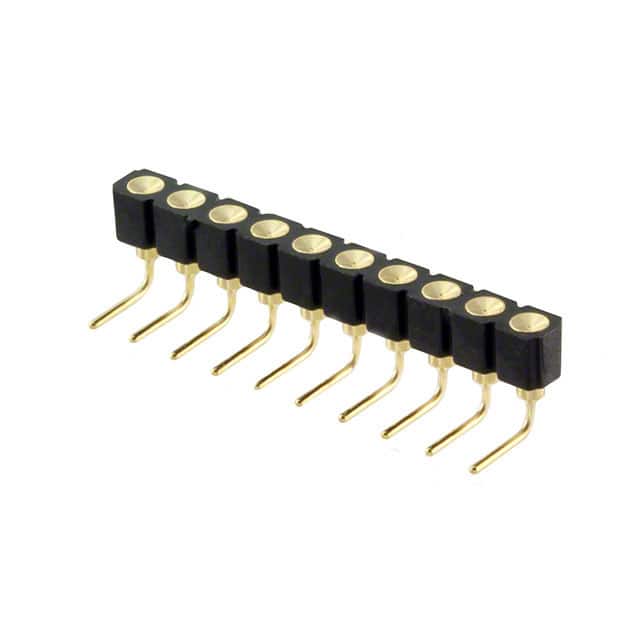 399-10-110-10-007000 CONN SPRING TARGET 10POS R/A PCB