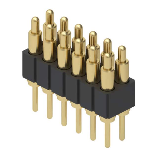 838-22-012-10-001101 CONN SPRING PISTON 12POS PCB