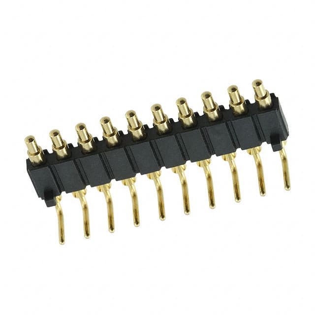829-22-010-20-001101 CONN SPRING PISTON 10POS R/A PCB