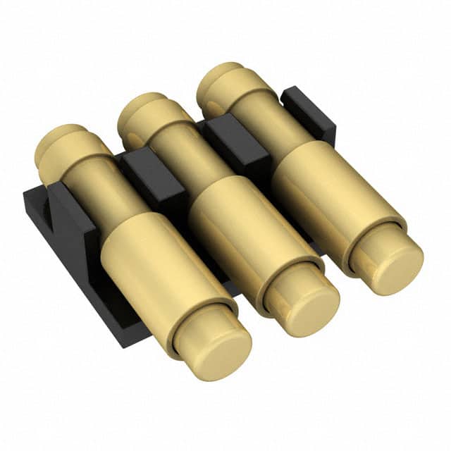 8MM-11-0003-02-131191 CONN SPRING TARGET 3POS R/A SMD