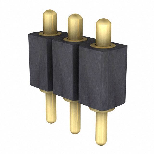 811-S1-003-10-014101 CONN SPRING PISTON 3POS PCB