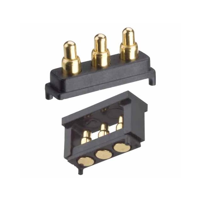 P20-0345R CONN SPRING PISTON 3POS SMD