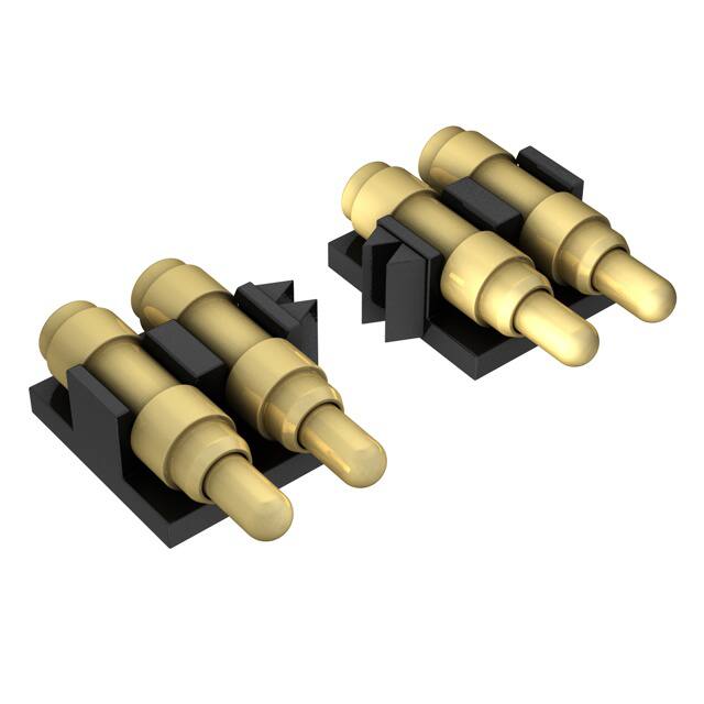 8PM-11-0006-02-260 CONN SPRING PISTON 6POS R/A SMD