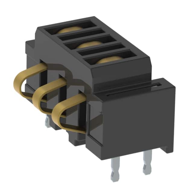 SIR1-03-L-S-TR CONN SPRING MOD 3POS R/A SMD