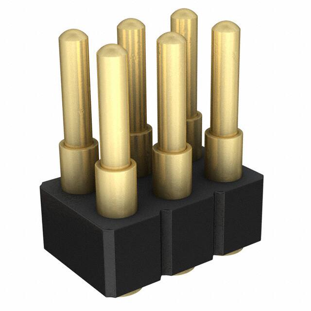 814-22-006-30-001101 CONN SPRING PISTON 6POS SMD