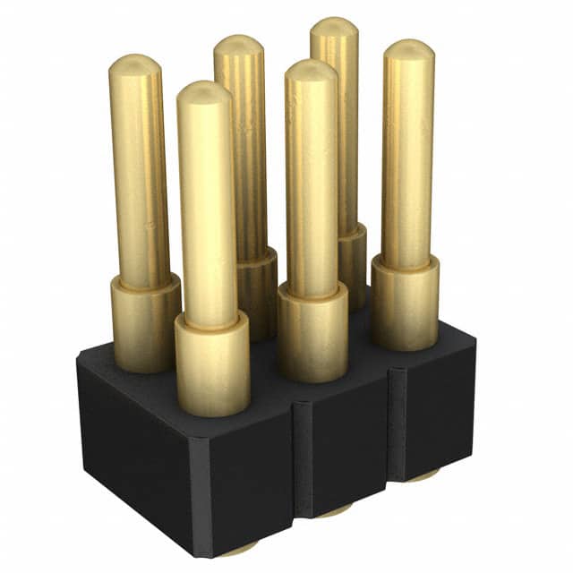 814-22-006-30-002101 CONN SPRING PISTON 6POS SMD