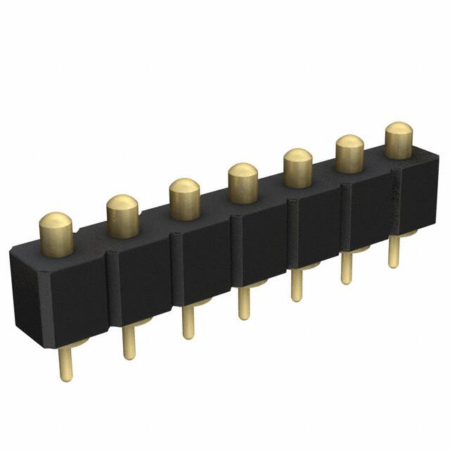 821-22-007-10-001101 CONN SPRING PISTON 7POS PCB