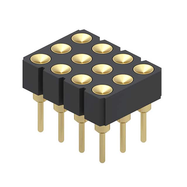 805-10-012-00-006000 CONN SPRING TARGET 12POS PCB