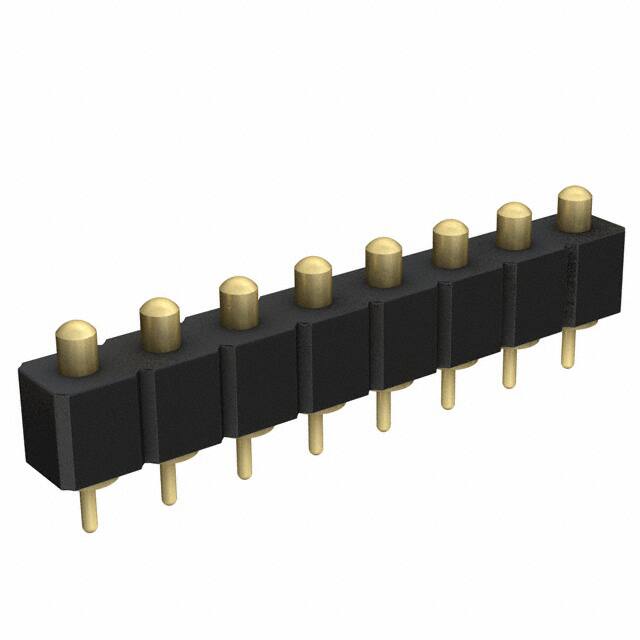 821-22-008-10-001101 CONN SPRING PISTON 8POS PCB