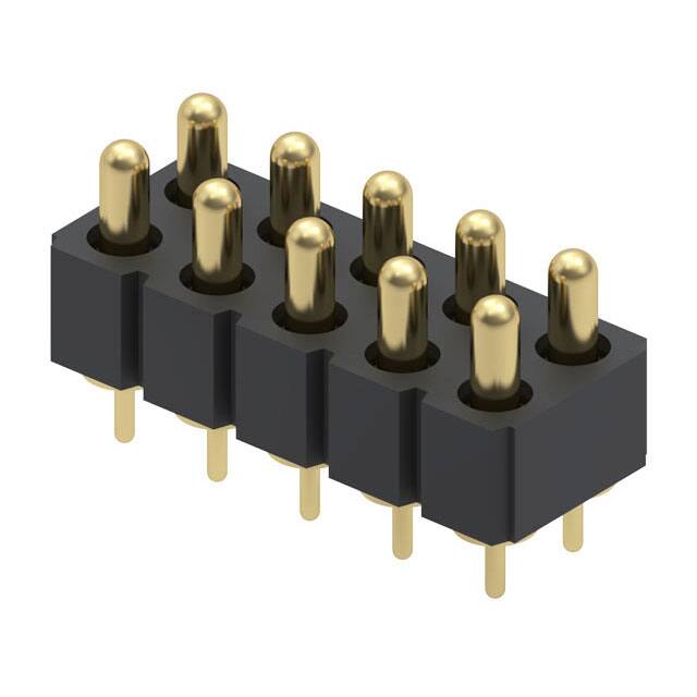 823-22-010-10-003101 CONN SPRING PISTON 10POS PCB
