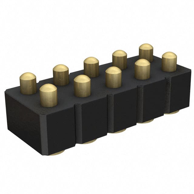 813-22-010-30-001101 CONN SPRING PISTON 10POS SMD