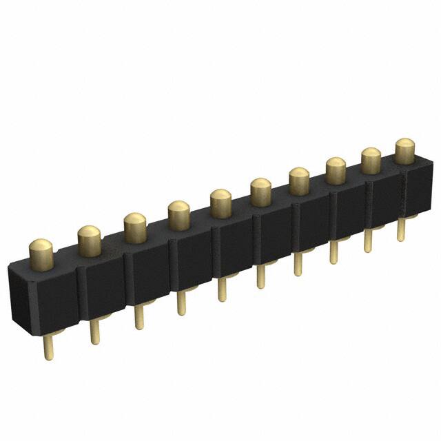 821-22-010-10-001101 CONN SPRING PISTON 10POS PCB