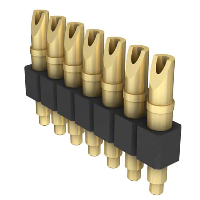 824-22-007-00-001000 CONN SPRING PISTON 7POS SLD PCB