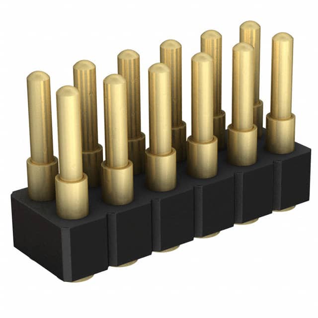 814-22-012-30-001101 CONN SPRING PISTON 12POS SMD