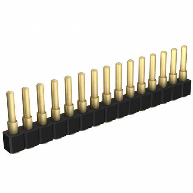 812-22-015-30-000101 CONN SPRING PISTON 15POS SMD