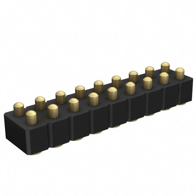 813-22-018-30-001101 CONN SPRING PISTON 18POS SMD